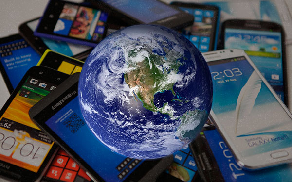 El número de móviles del planeta en 2016 supera a la población mundial 1 smartphones-world
