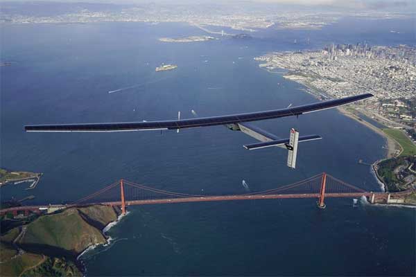 Un avión solar acaba de cruzar el océano Pacífico y ha llegado a San Francisco 1 avion_solar_impulse