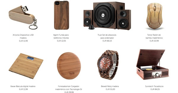 10 gadgets tecnológicos de madera