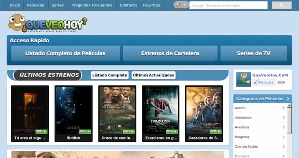 La Policía cierra una web de descarga de películas y detiene a su creador 1 queveohoy.com