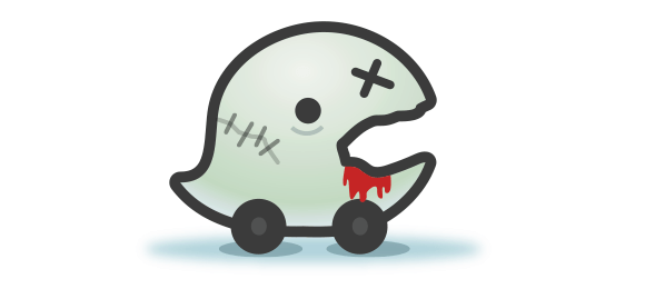 Un fallo en Waze permite rastrear todos nuestros movimientos con el coche 1 waze-zombie