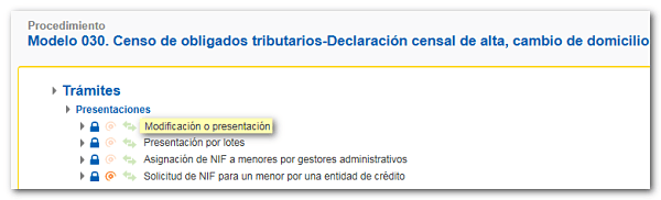 Cómo modificar mis datos personales en Hacienda por Internet 2 Datos personales