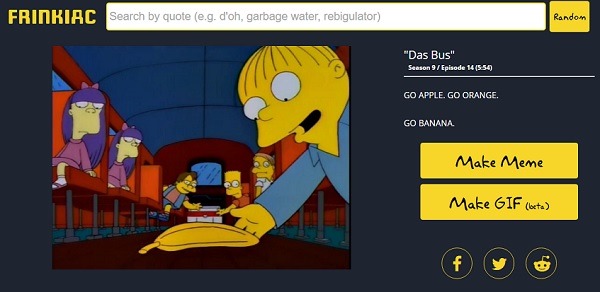 Cómo encontrar cualquier escena de Los Simpsons y crear un GIF animado 2 Simpson GIF