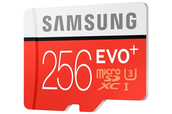 Samsung EVO Plus de 256 GB, tarjeta MicroSD para hasta 12 horas de ví­deo 4K