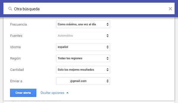 Cómo hacer que Google te avise cuando aparezcas en los resultados de búsqueda 3 Alertas Google