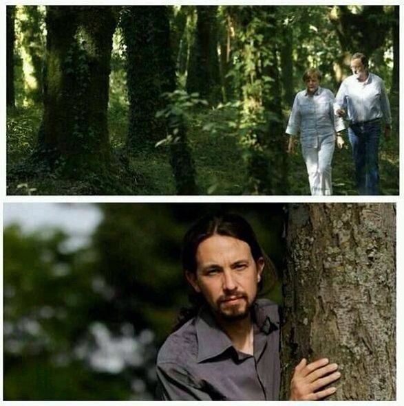 Las 10 fotos más ridículas de nuestros políticos aparecidas en Facebook o WhatsApp 9 Pablo Iglesias