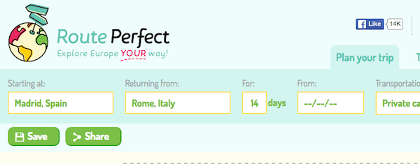 Cómo planificar un road trip perfecto por Europa 2 RoutePerfect