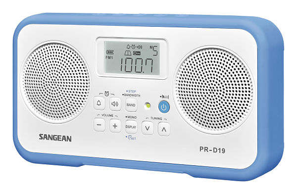Sangean PR-D19, una radio con despertador y diseño alegre