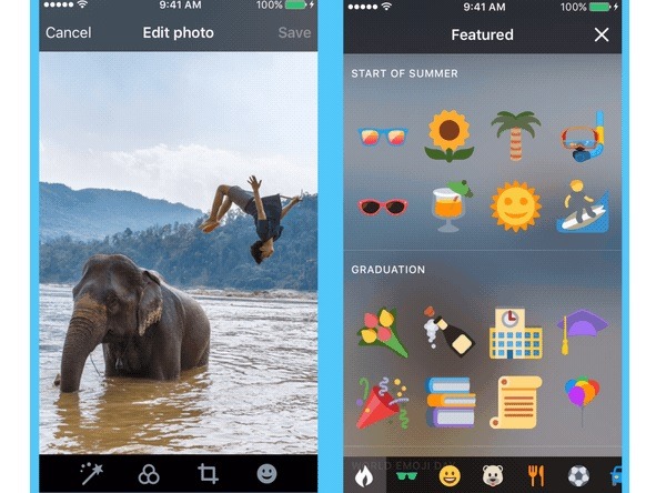 Twitter te dejará añadir stickers a tus fotos