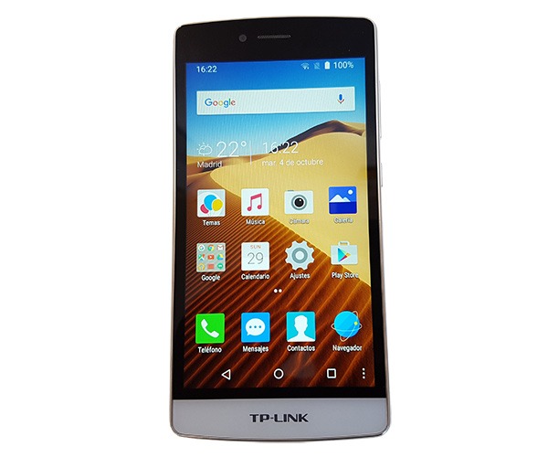 TP Link Neffos C5 frontal iconos
