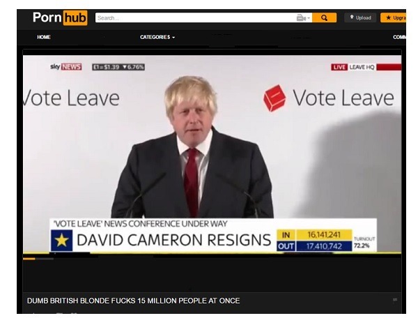 pornhub brexit