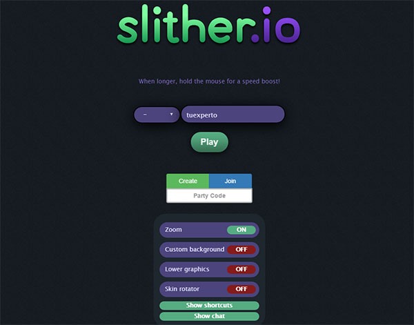slither zoom