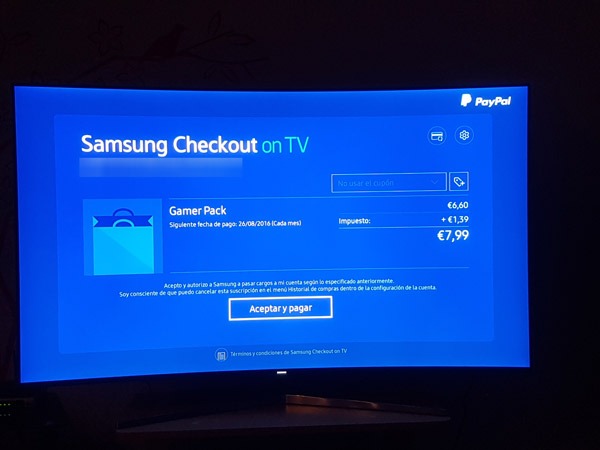 Samsung Smart TV 2016 GameFly