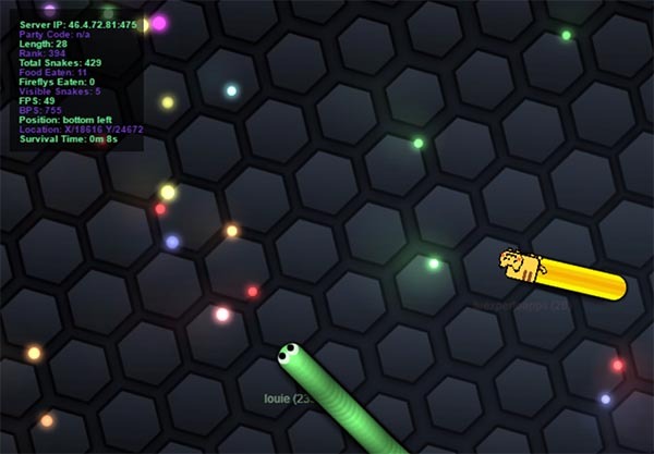 slither.io estadí­sticas