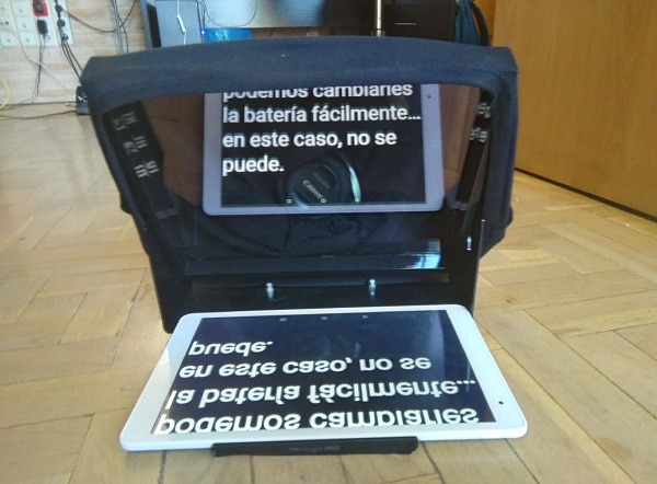 Teleprompter PAD TP-iLight PRO, probamos este teleprompter para tabletas 3 TP-iLight PRO