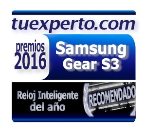 Samsung Gear S3 Sello Premios tuexperto 2016