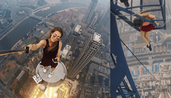 Los selfies más arriesgados del mundo 2 Angela Nikolau