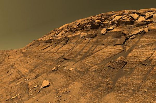 Los supuestos rí­os de Marte podrí­an ser solo polvo
