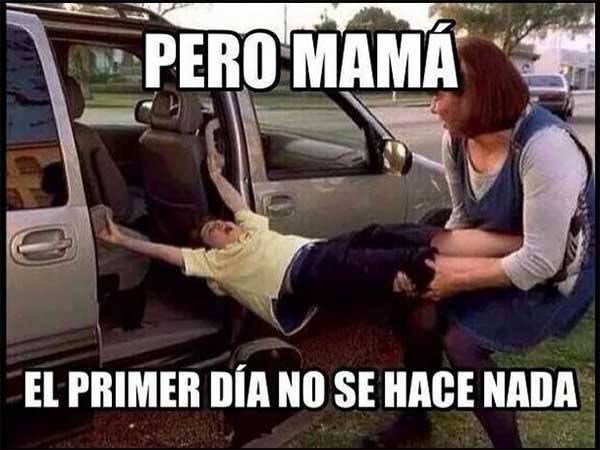 Los mejores memes para "celebrar" la vuelta al cole por WhatsApp 8 memes cole