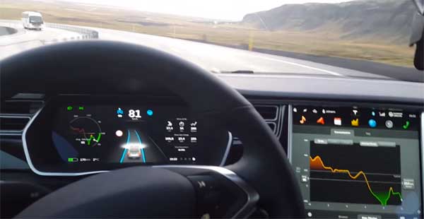 Tesla podrí­a eliminar el factor humano en su sistema de conducción automática