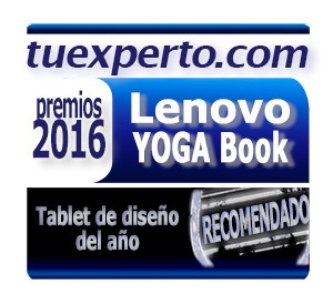 Lenovo Yoga Book, análisis de este tablet revolucionario con dos pantallas 2 Lenovo Yoga Book Sello Premios tuexperto 2016