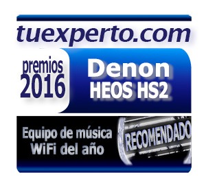 Denon HEOS HS2, canciones personalizadas y sin cables 2 Denon HEOS HS2 Sello Premios tuexperto 2016