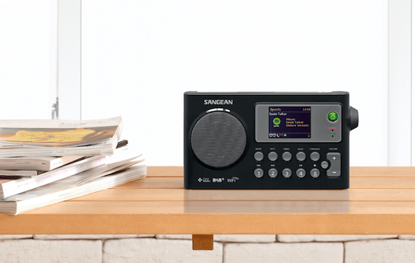 Sangean WFR-27C, análisis del transistor con panel LCD y radio por Internet