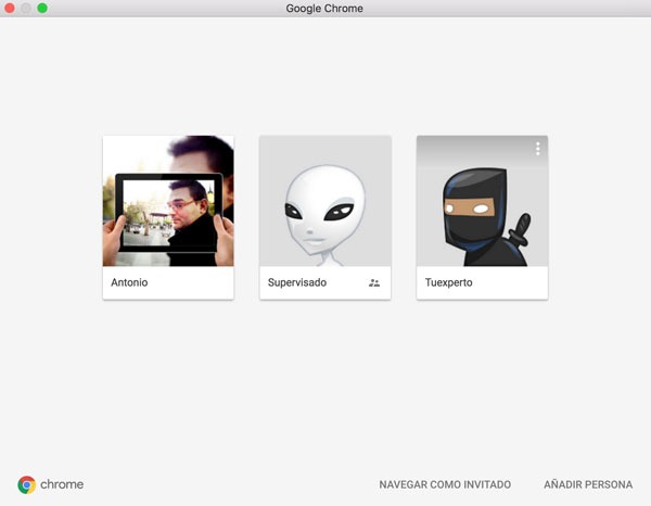 Cómo crear usuarios en Google Chrome con sus propios marcadores y preferencias 6 Crear usuarios Google Chrome