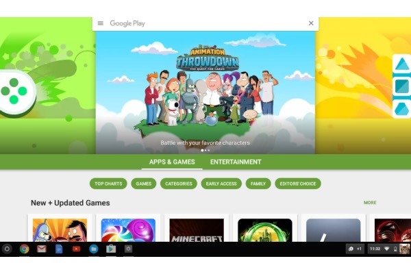 Google Play en Chromebook
