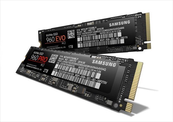 Samsung 960 EVO y 960 PRO, tarjetas SSD con hasta 2 TB de capacidad
