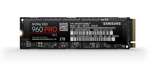 Samsung 960 EVO y 960 PRO, tarjetas SSD con hasta 2 TB de capacidad 2 Samsung 960 PRO y 960 EVO