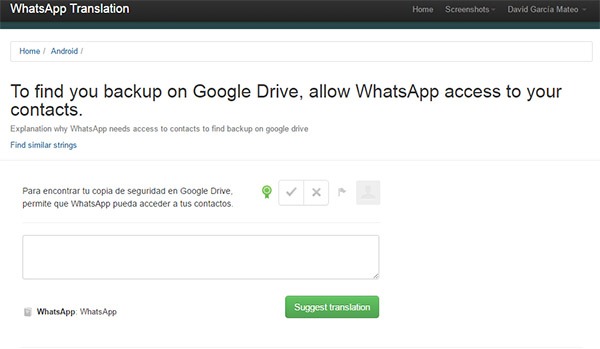 whatsapp permisos google drive