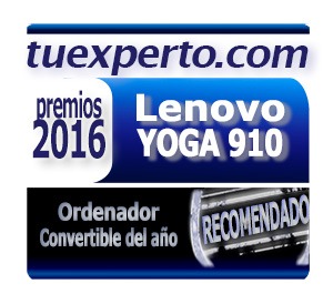 Lenovo Yoga 910 sello tuexperto 2016 premio