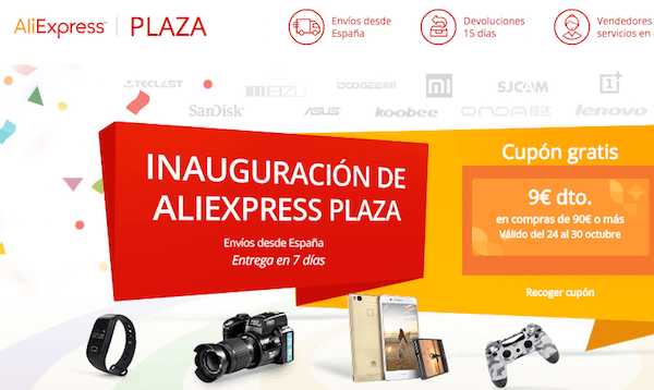 AliExpress Plaza, el nuevo servicio para compras en español y enví­o en 7 dí­as