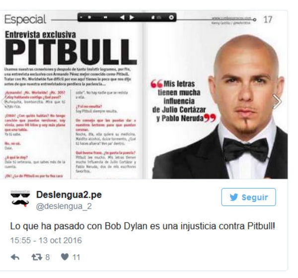 Los mejores memes sobre el Premio Nobel de Literatura de Bob Dylan 2 Bob Dylan Nobel