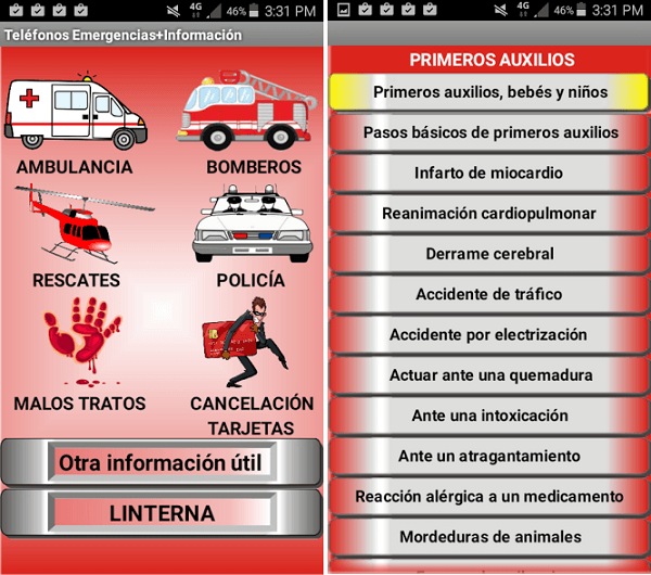 5 apps para usar en caso de emergencia 2 Emergencias
