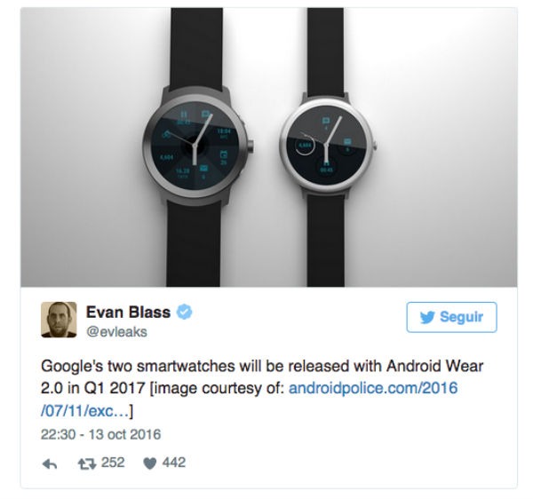 Google relojes inteligentes