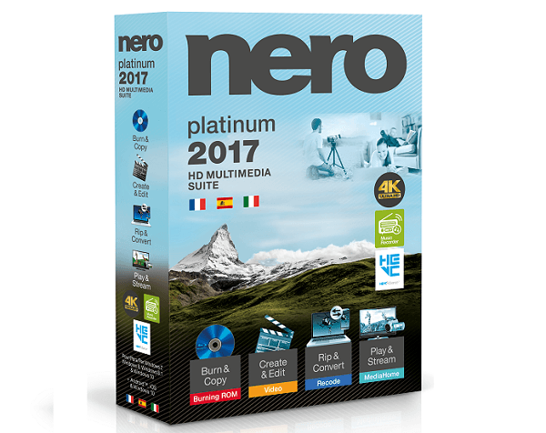 Nero 2017 amplí­a las funciones de 4K con nuevas plantillas y efectos de video