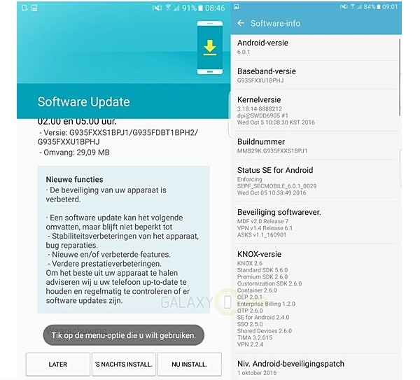 Los Samsung Galaxy S7 y S7 edge reciben la actualización de seguridad más reciente 2 Samsung Galaxy S7 edge