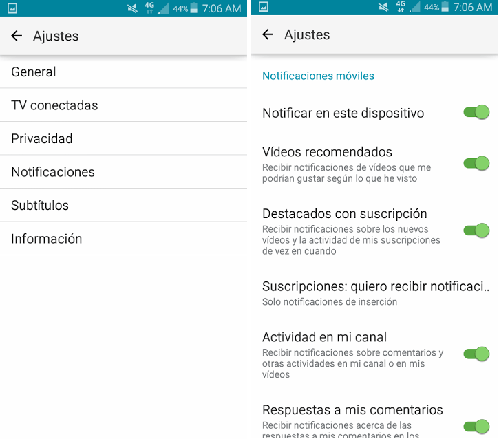 Cómo eliminar las alertas automáticas de YouTube 3 YouTube