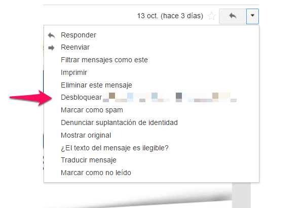 gmail post desbloqueo