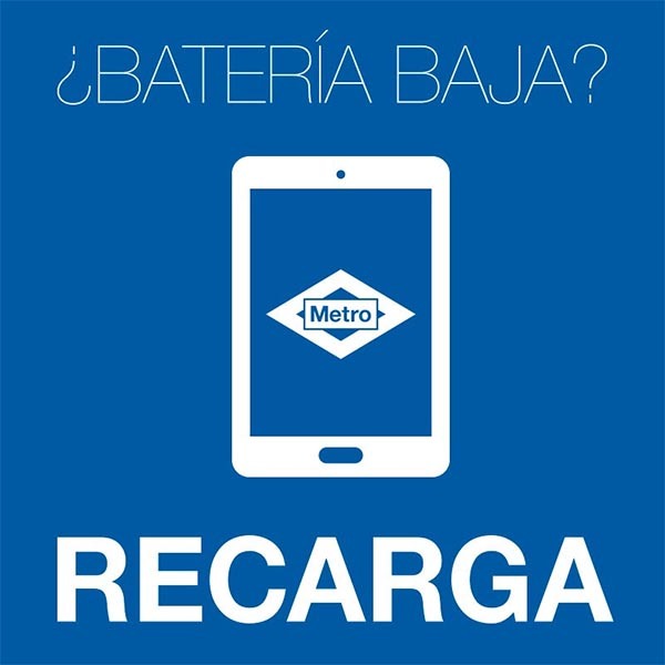 Ya puedes cargar tu móvil mientras esperas al próximo metro en Madrid 1 metro cargar móvil