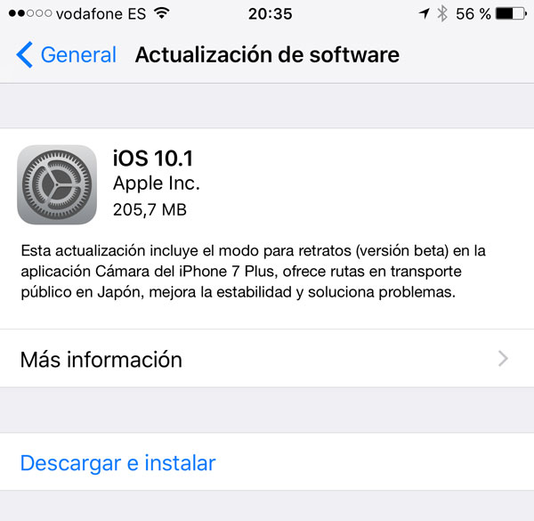 iOS 10.1