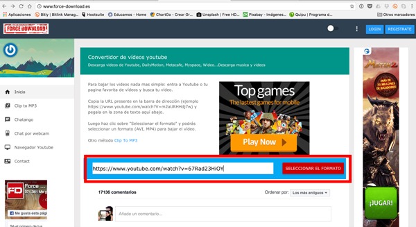 5 webs para bajar y convertir vídeos de YouTube 11 Bajar vídeos de YouTube