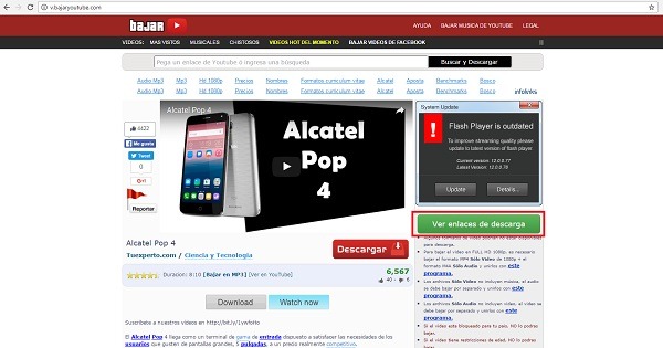5 webs para bajar y convertir vídeos de YouTube 7 Bajar vídeos de YouTube
