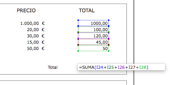 Cómo hacer una plantilla de factura en Excel 5 excel