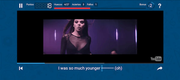Lyricstraining, aprende idiomas con las letras de las canciones