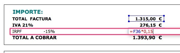 Excel IRPF