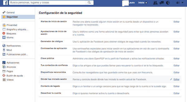 Cómo nombrar heredero a alguien de tu cuenta en Facebook 2 Facebook
