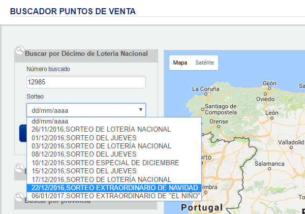 Cómo localizar un décimo de la Lotería de Navidad 2016 3 lotería buscador números